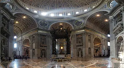 Balconies in the Pillars of the Dome of St. Peter's Basilica Gian Lorenzo Bernini
